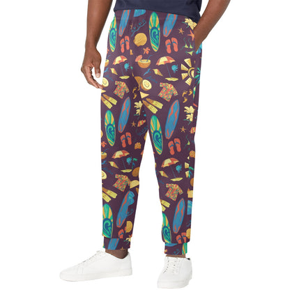 Aloha Hawaii Pattern Print Design 01 Men's Casual Track Pants
