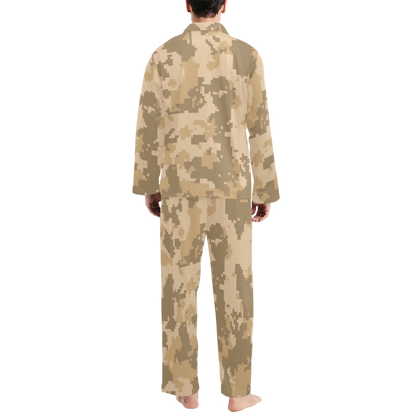 ACU Digital Desert Camouflage Men's Long Pajama Set