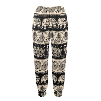 Elephant Hansa Lotus Pattern Women's Casual Track Pants