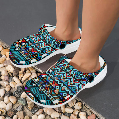 Southwestern Style Unisex Clogs Shoes
