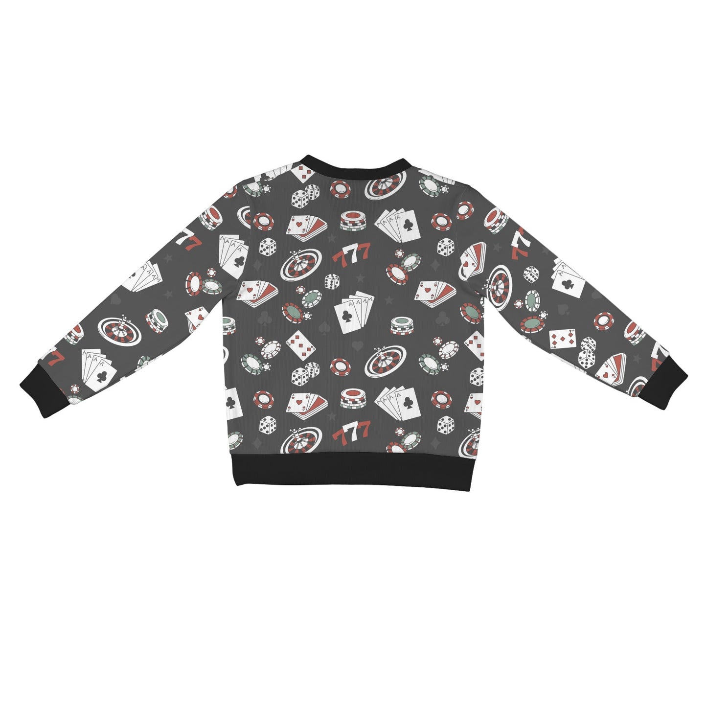 Casino Pattern Print Design 02 Women's Cardigan