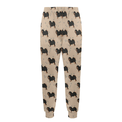 Tibetan Mastiffs Print Design LKS301 Men's Casual Track Pants