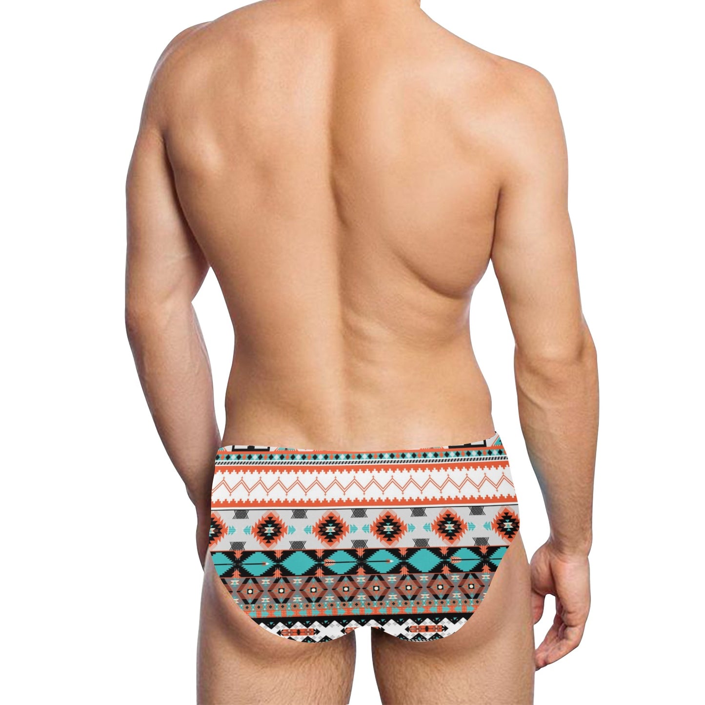 Tribal Aztec Indians pattern Men's Swimming Briefs