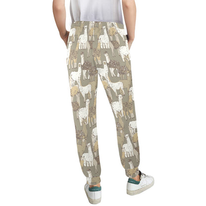 Alpaca Pattern Print Design 01 Women's Casual Track Pants