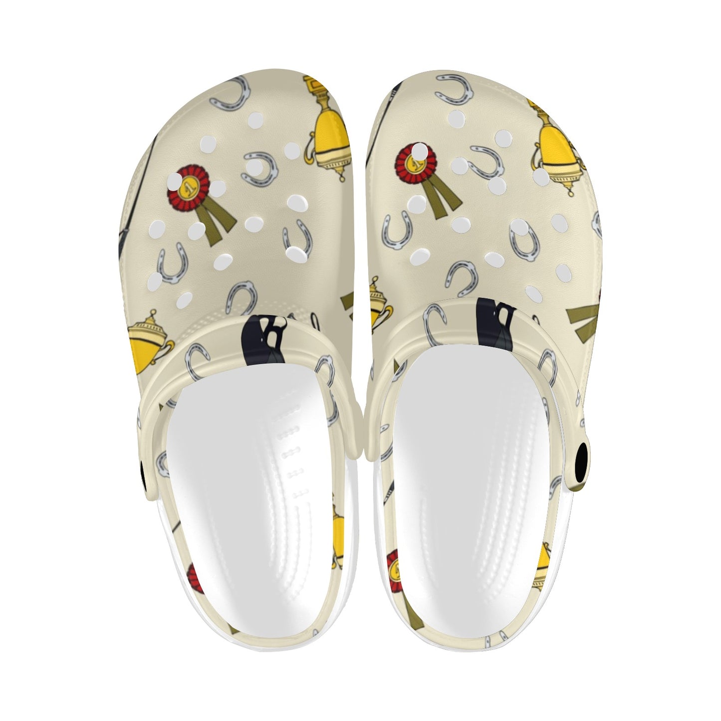 Equestrian Horseshoe Equipment Unisex Clogs Shoes
