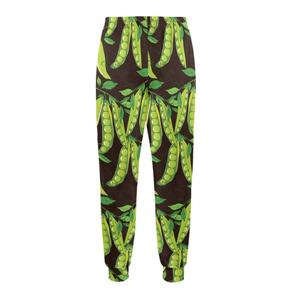 Peas Pattern Print Design A03 Men's Casual Track Pants