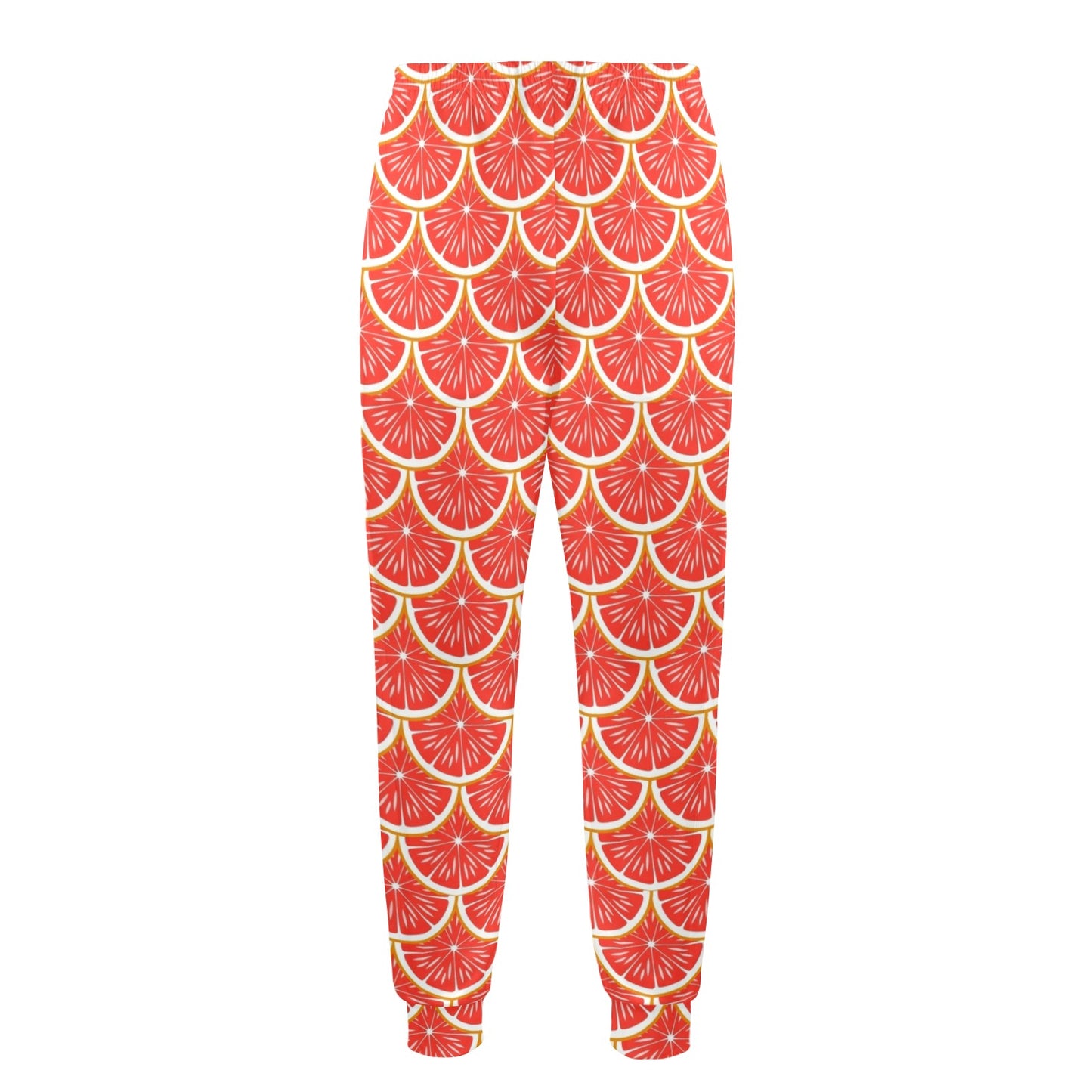 Grapefruit Pattern Print Design GF07 Men's Casual Track Pants