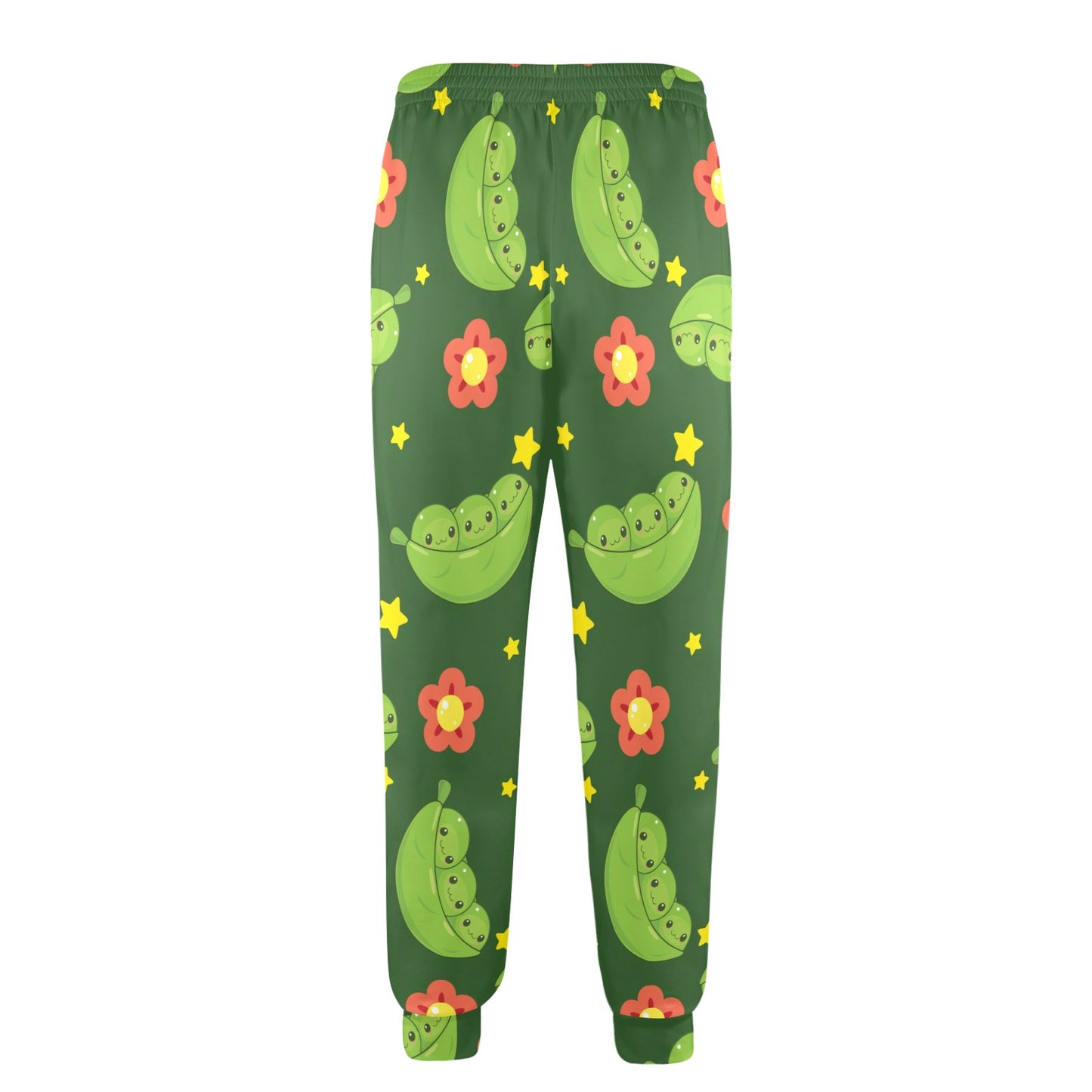Peas Pattern Print Design A01 Men's Casual Track Pants