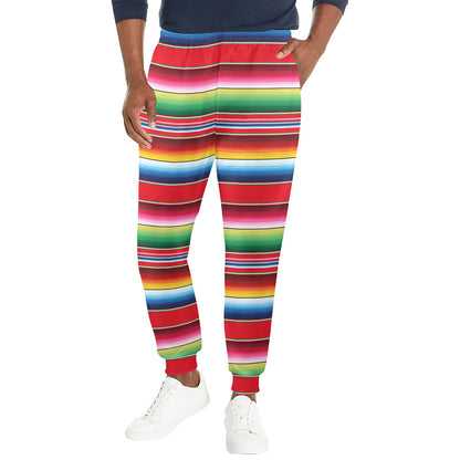 Serape Pattern Men's Casual Track Pants