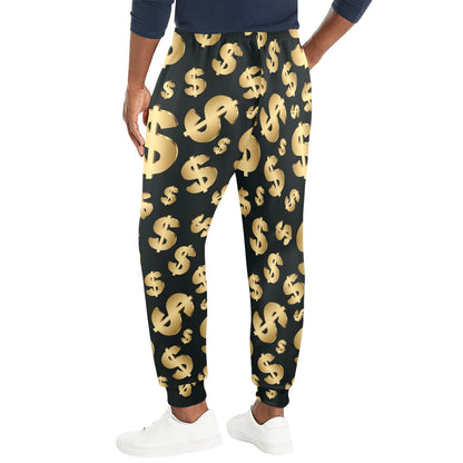 Dollar Pattern Print Design DO04 Men's Casual Track Pants