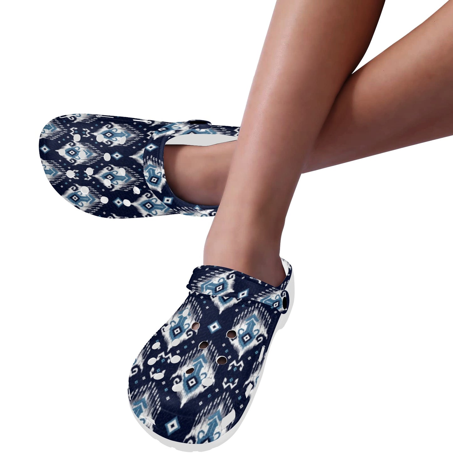 Ethnic Ornament Print Pattern Unisex Clogs Shoes