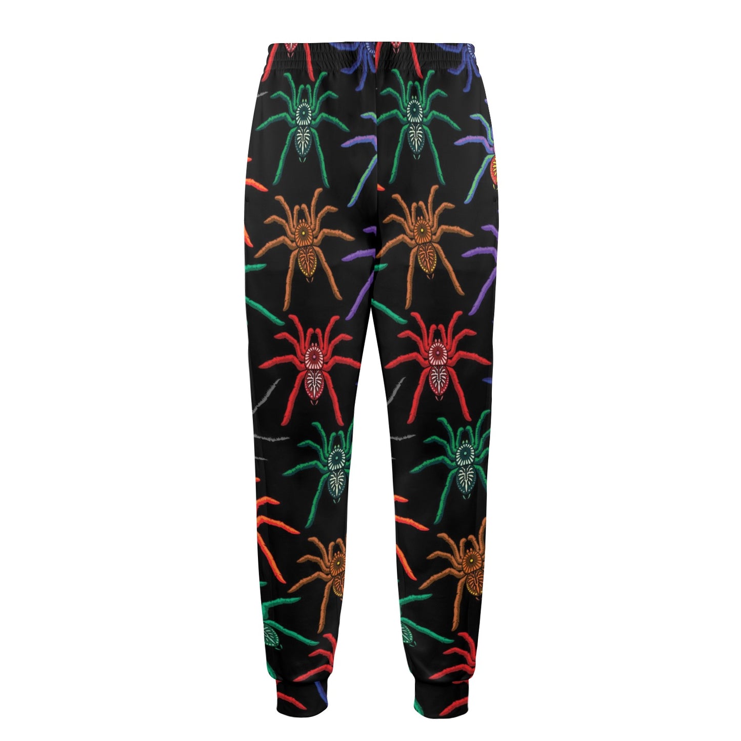Tarantula Neon Color Pattern Print Design 03 Men's Casual Track Pants