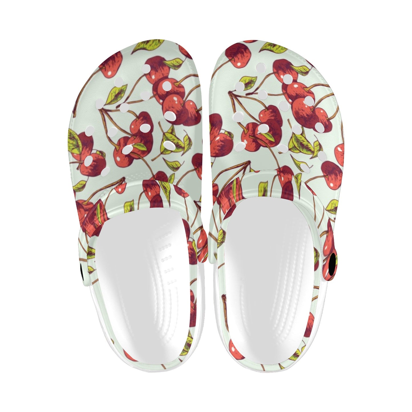 Cherry Hand Draw Unisex Clogs Shoes