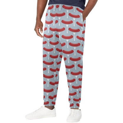 Sausage Print Design LKS301 Men's Casual Track Pants