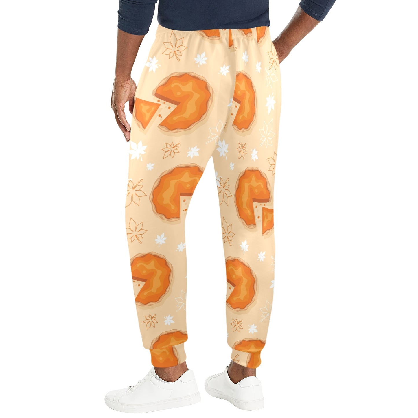 Pie Pattern Print Design A01 Men's Casual Track Pants