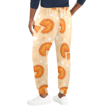 Pie Pattern Print Design A01 Men's Casual Track Pants