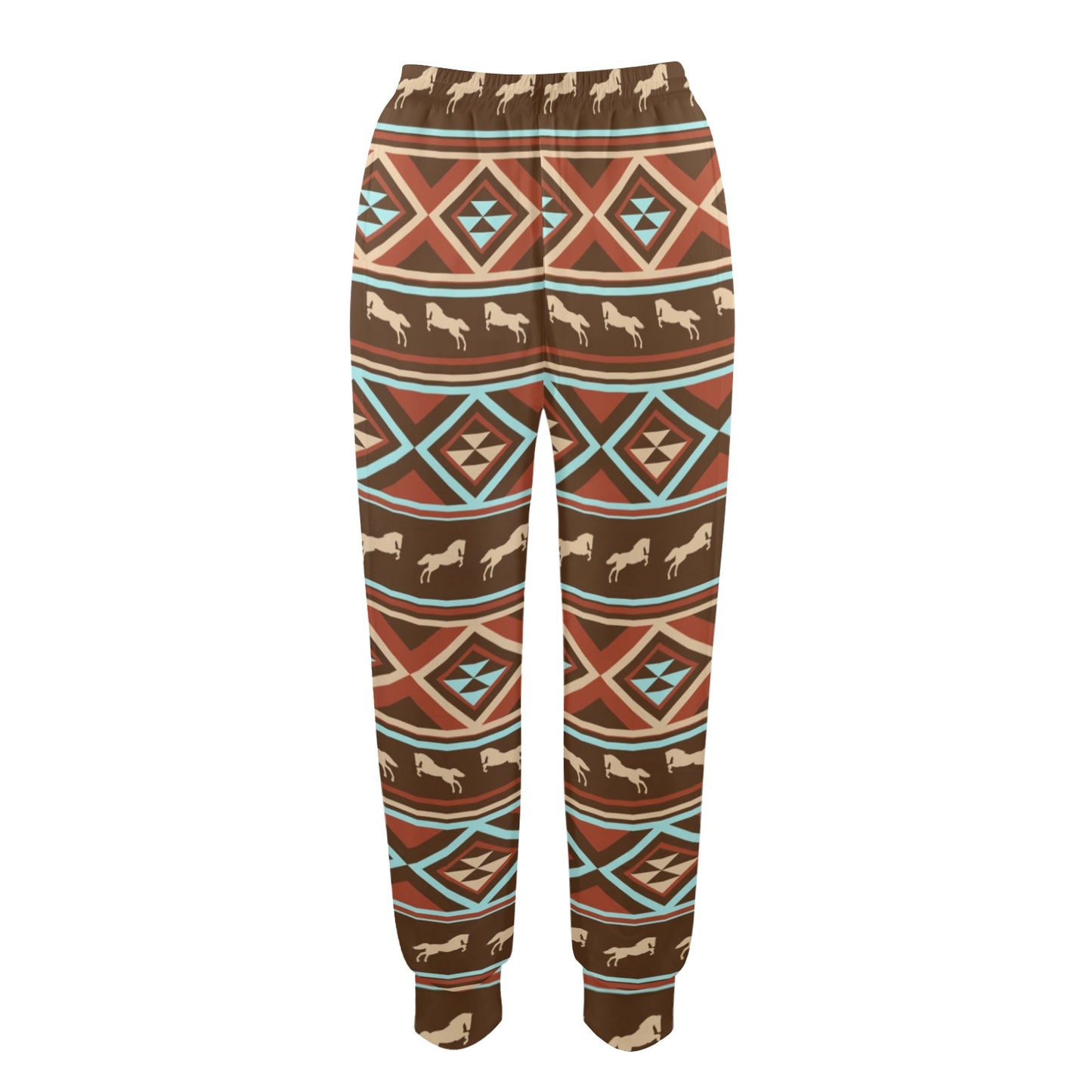 Western Horse Pattern Print LKS301 Women's Casual Track Pants