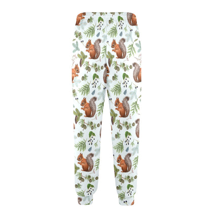 Squirrel Print Design LKS308 Men's Casual Track Pants
