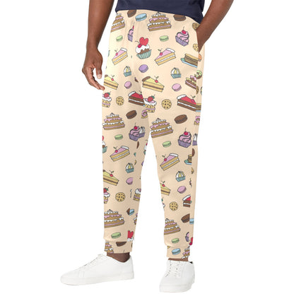 Cake Pattern Print Design 03 Men's Casual Track Pants