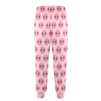 Pig Print Design LKS401 Men's Casual Track Pants