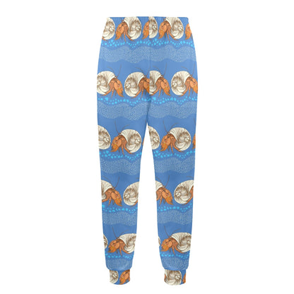 Hermit Crab Design Print Pattern JJ0338 Men's Casual Track Pants