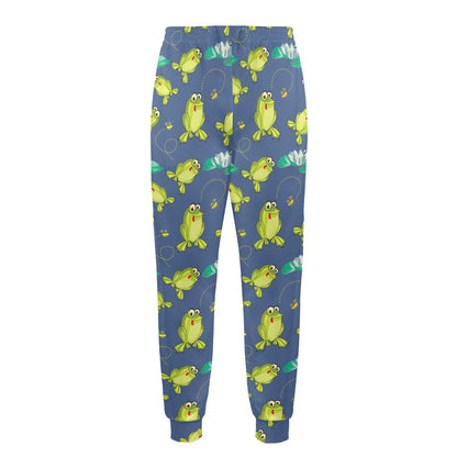 frog Design Print Pattern JJ0230 Men's Casual Track Pants
