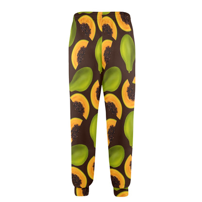 Papaya Pattern Print Design PP04 Men's Casual Track Pants