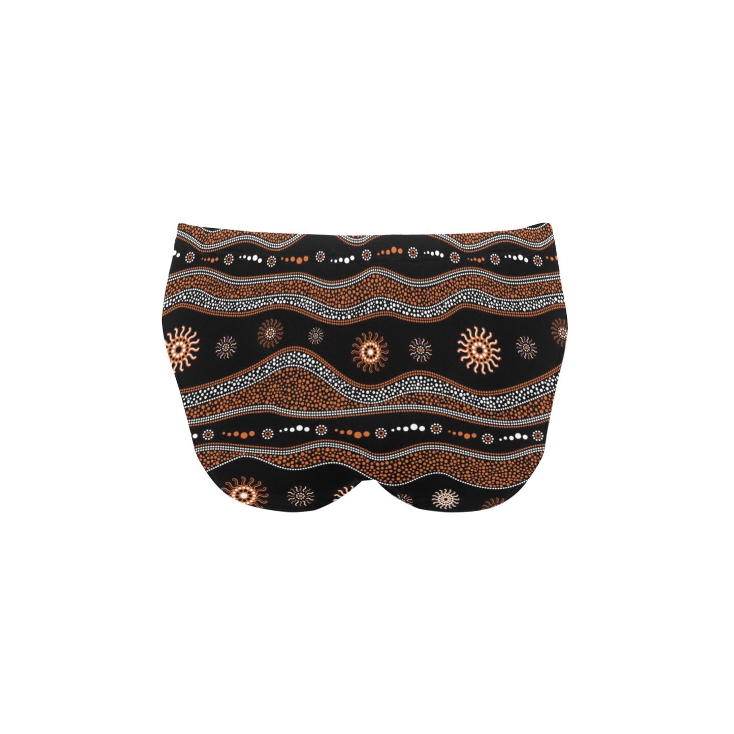 Aboriginal Print Design LKS404 Men's Swimming Briefs