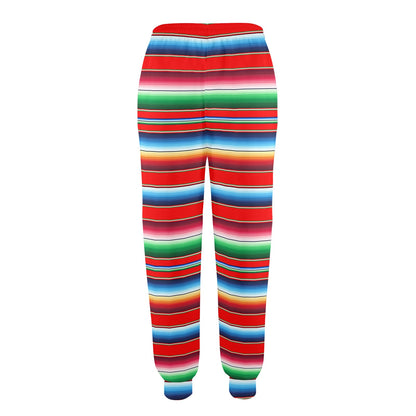 Serape Print Women's Casual Track Pants