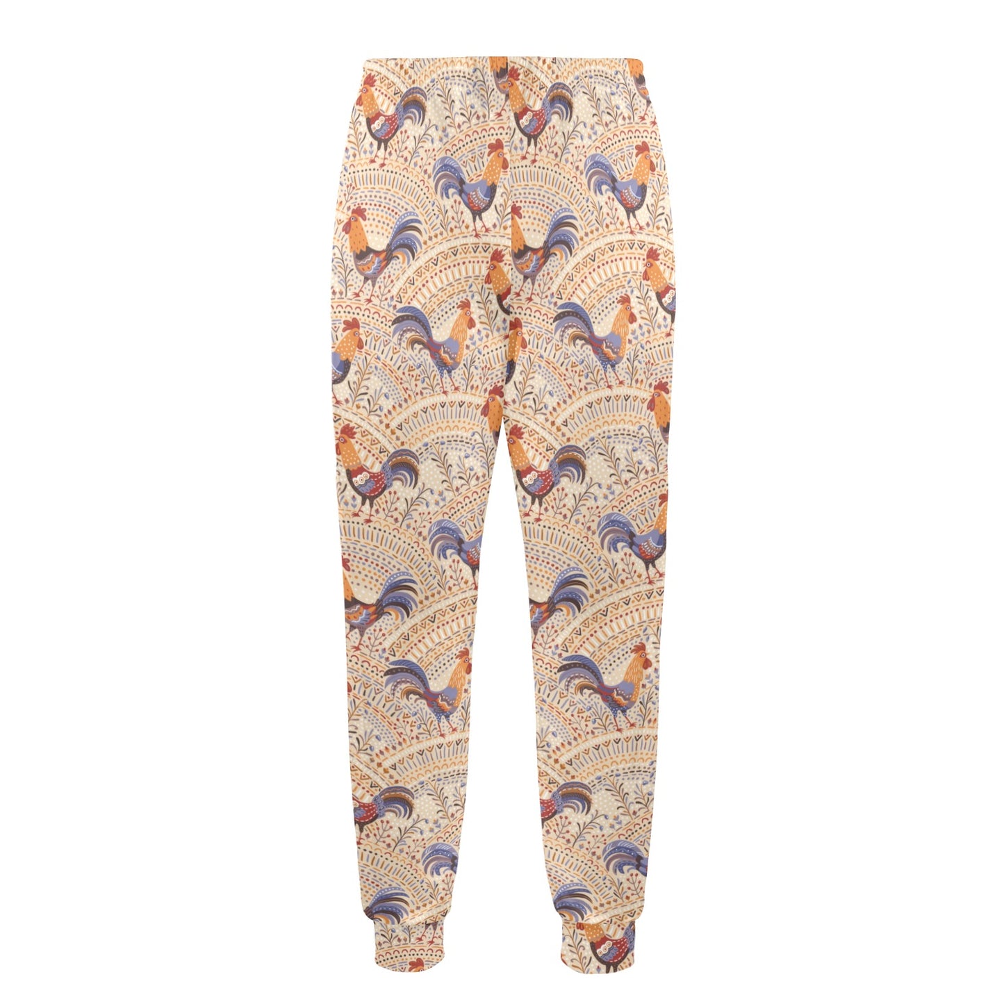 Chicken Boho Style Pattern Men's Casual Track Pants