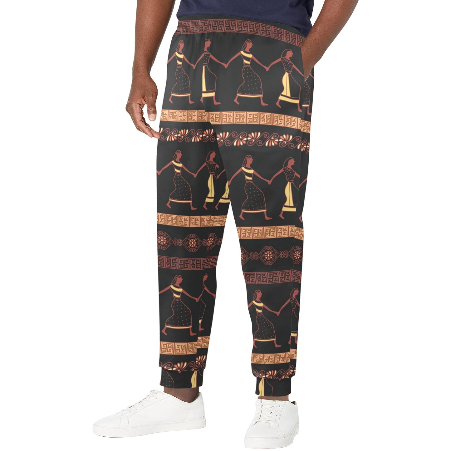 Ancient Greek Human Print Design LKS306 Men's Casual Track Pants
