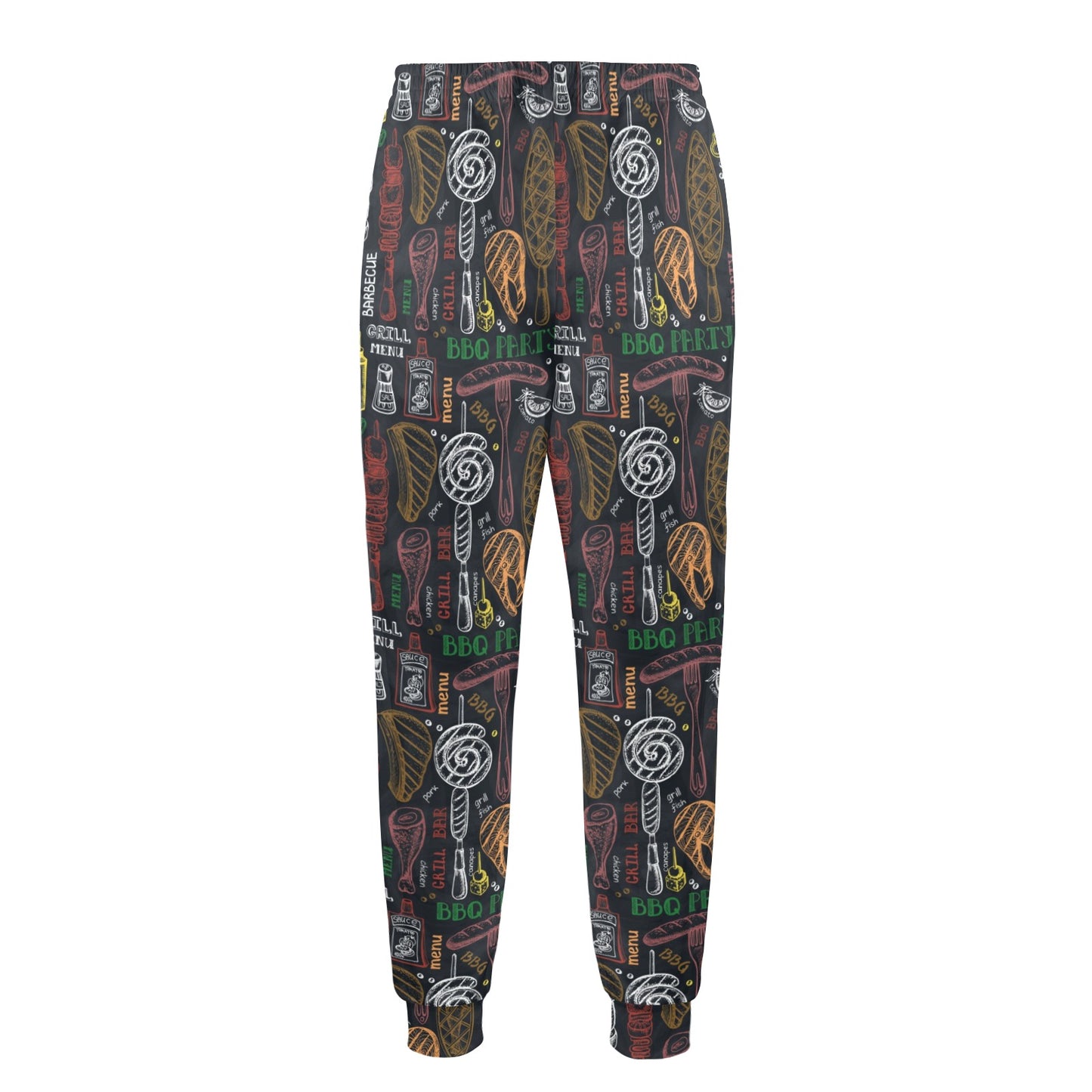 Barbecue Pattern Print Design 03 Men's Casual Track Pants