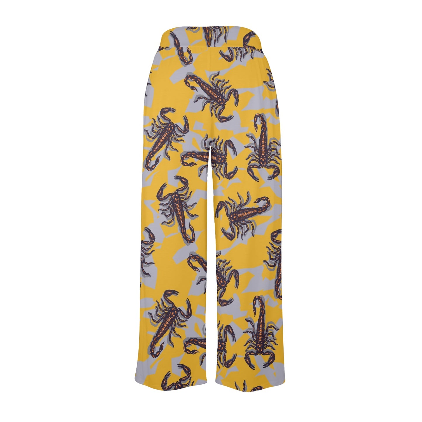 Scorpion Pattern Print Design 01 Women's Wide Leg Lounge Pants