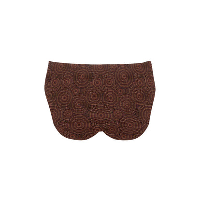 Aboriginal Pattern Print Design 02 Men's Swimming Briefs