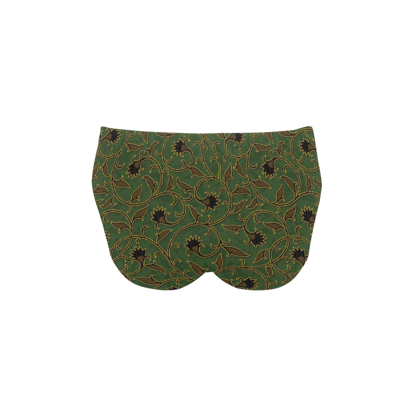 Brocade Pattern Print Design 02 Men's Swimming Briefs