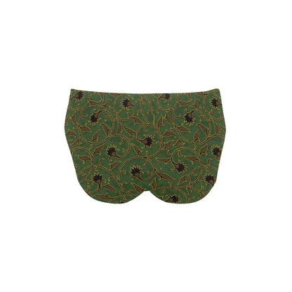 Brocade Pattern Print Design 02 Men's Swimming Briefs