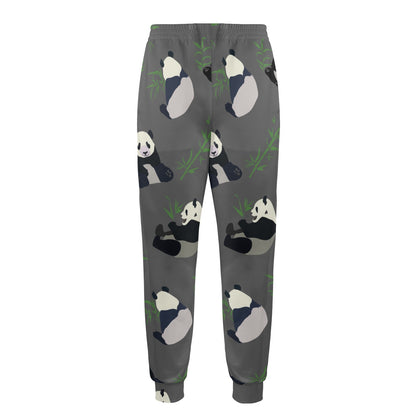 Panda Pattern Print Design A06 Men's Casual Track Pants