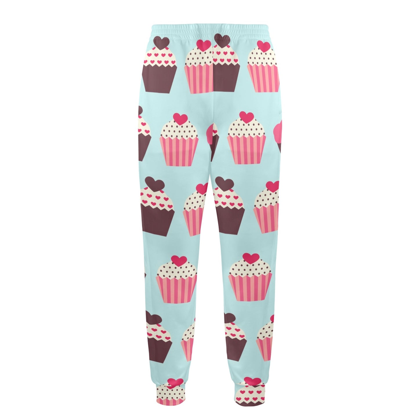CupCake Print Pattern Men's Casual Track Pants