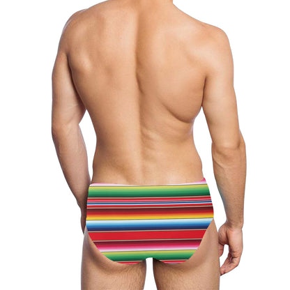 Serape Pattern Men's Swimming Briefs