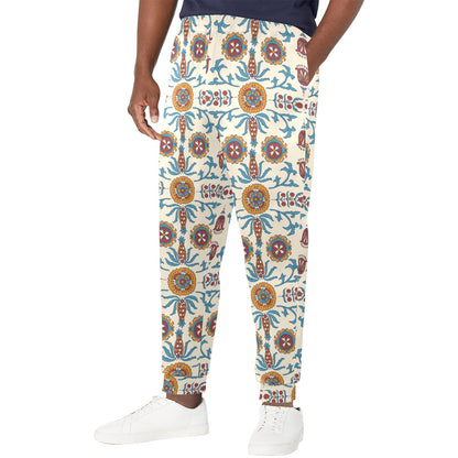 Suzani Print Design LKS301 Men's Casual Track Pants