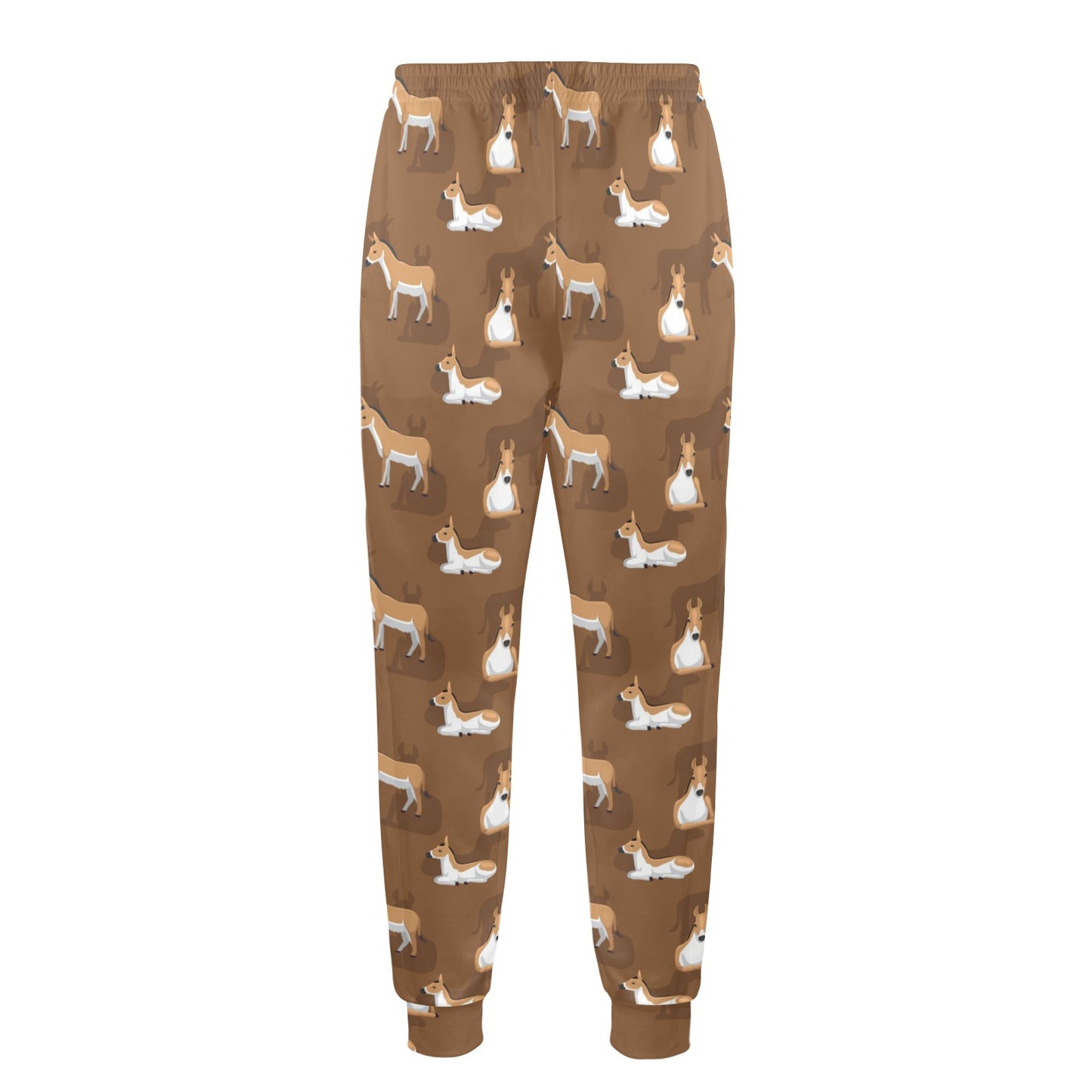 Donkey Print Design LKS401 Men's Casual Track Pants