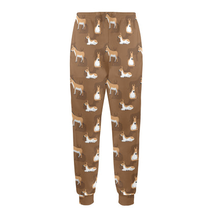 Donkey Print Design LKS401 Men's Casual Track Pants