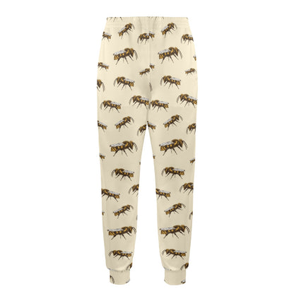 Bee Print Design LKS306 Men's Casual Track Pants