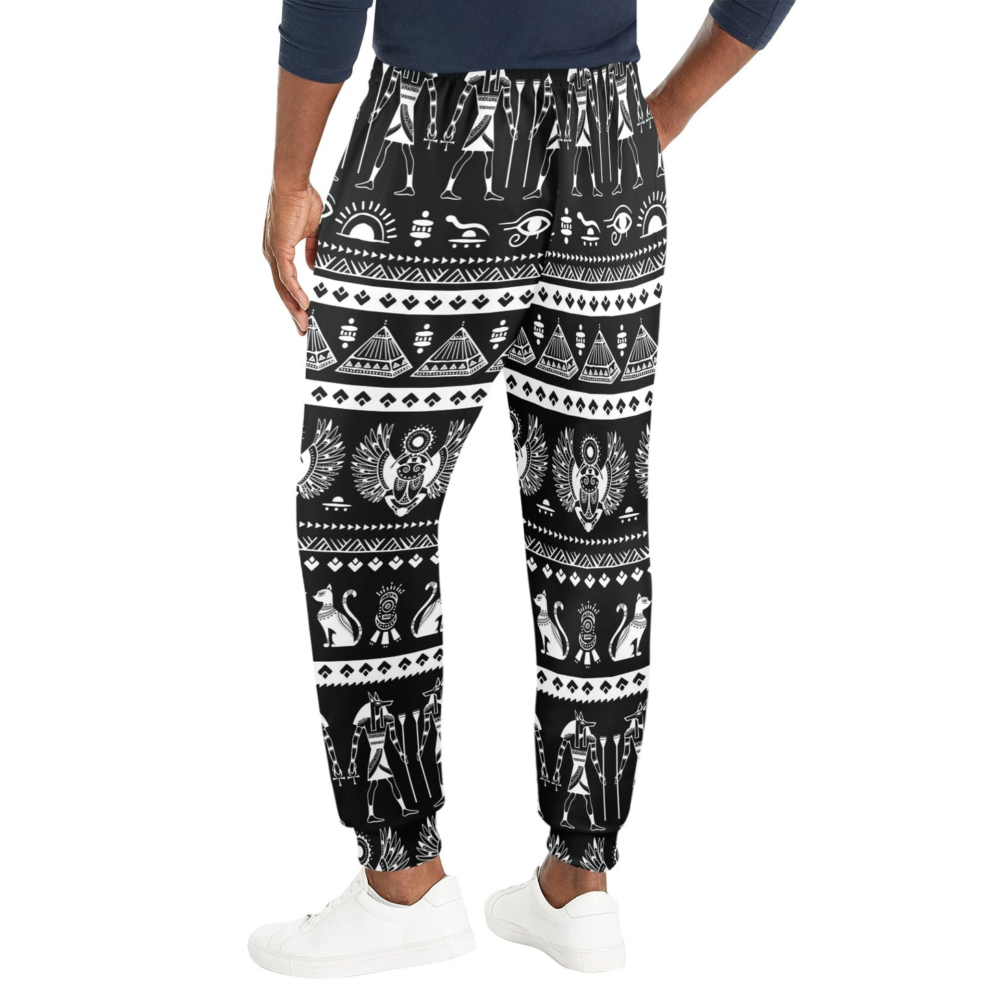 egyptian Design Print Pattern JJ0176 Men's Casual Track Pants