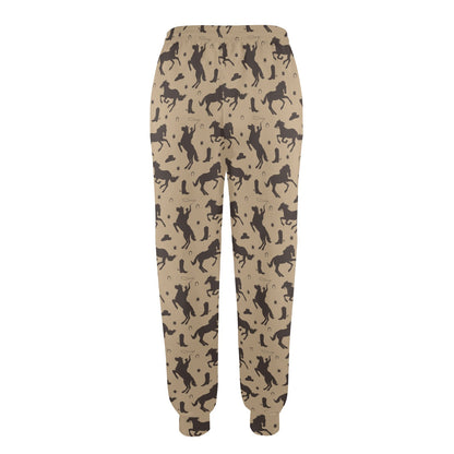 Cowboy Pattern Print Design 05 Women's Casual Track Pants