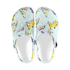 Bird Sweet Themed Print Pattern Unisex Clogs Shoes