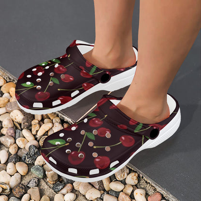 Cherry Fresh Pattern Unisex Clogs Shoes