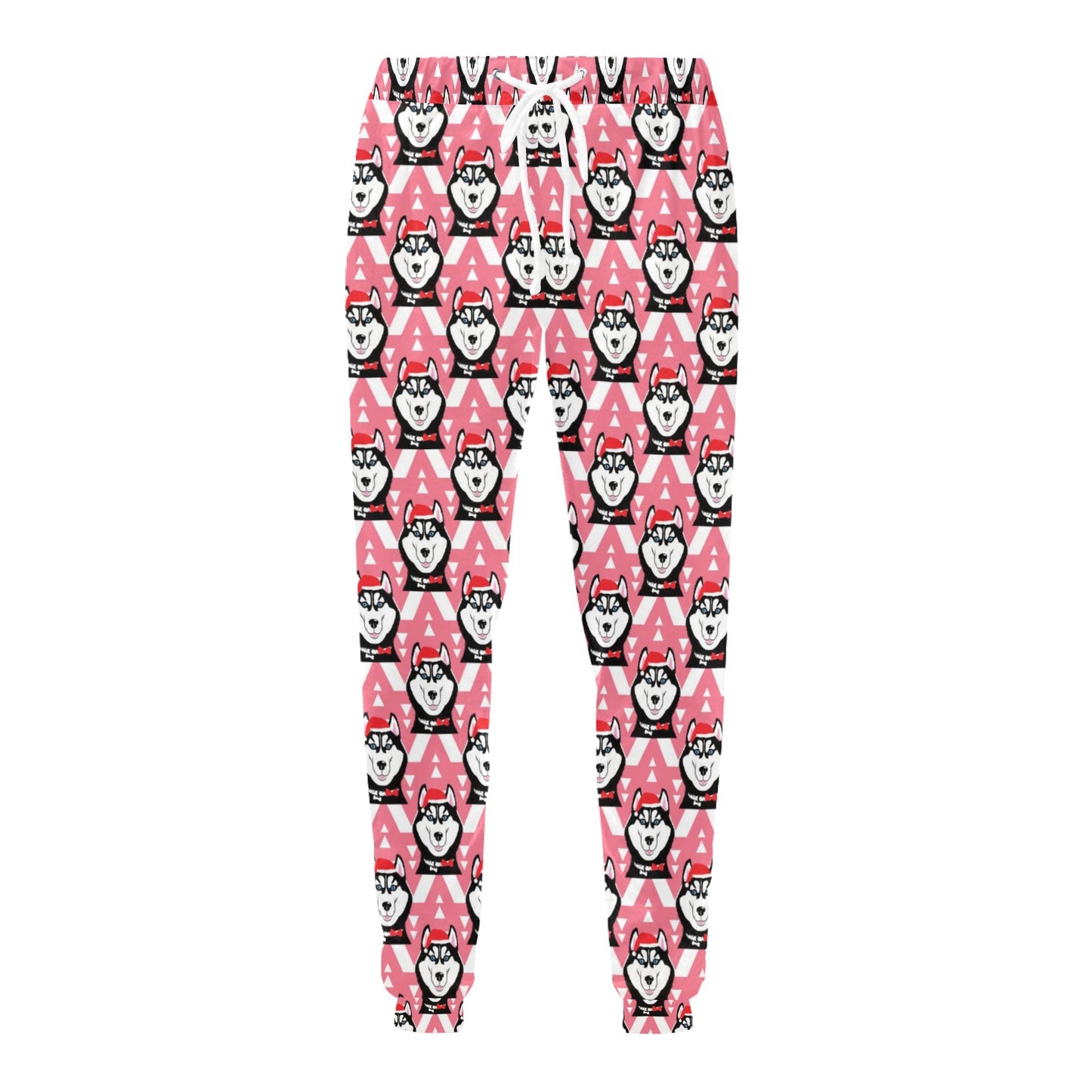 Siberian Huskies Christmas Themed Print Design LKS302 Men's Sweatpants