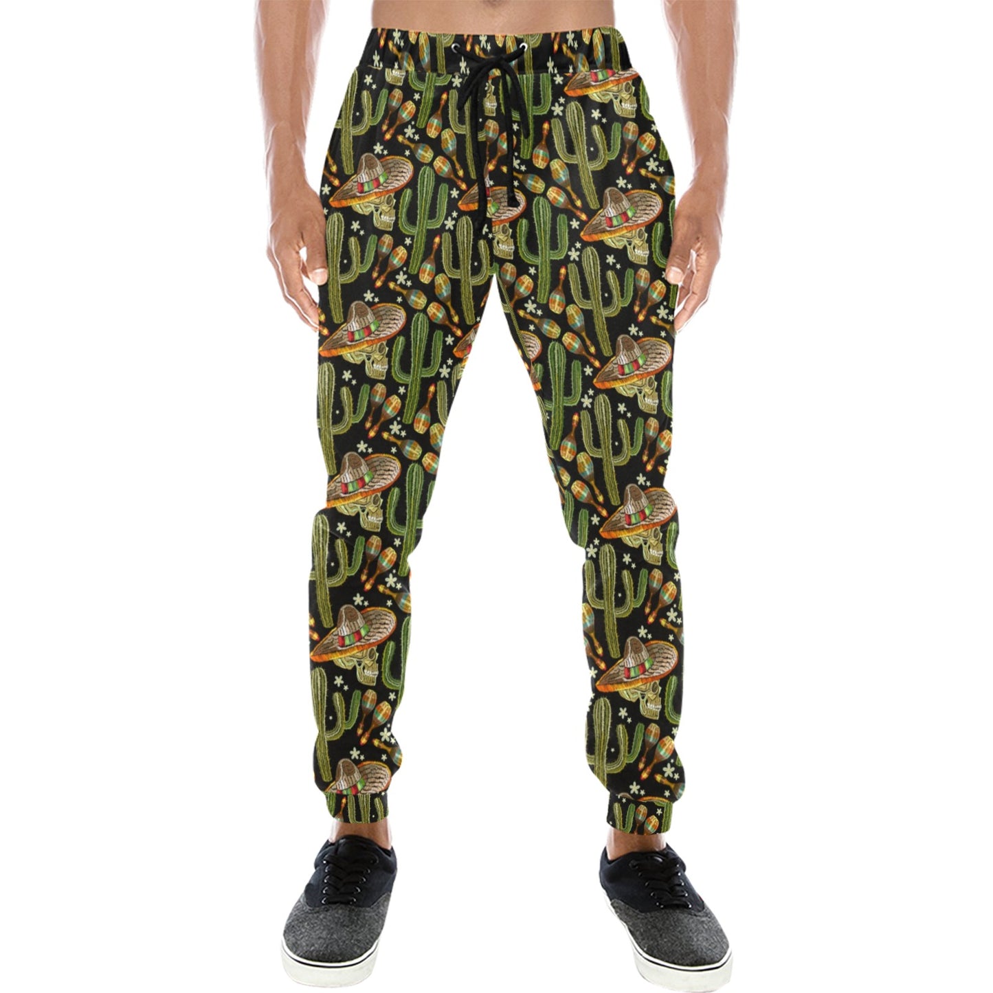 Western Style Print Men's Sweatpants
