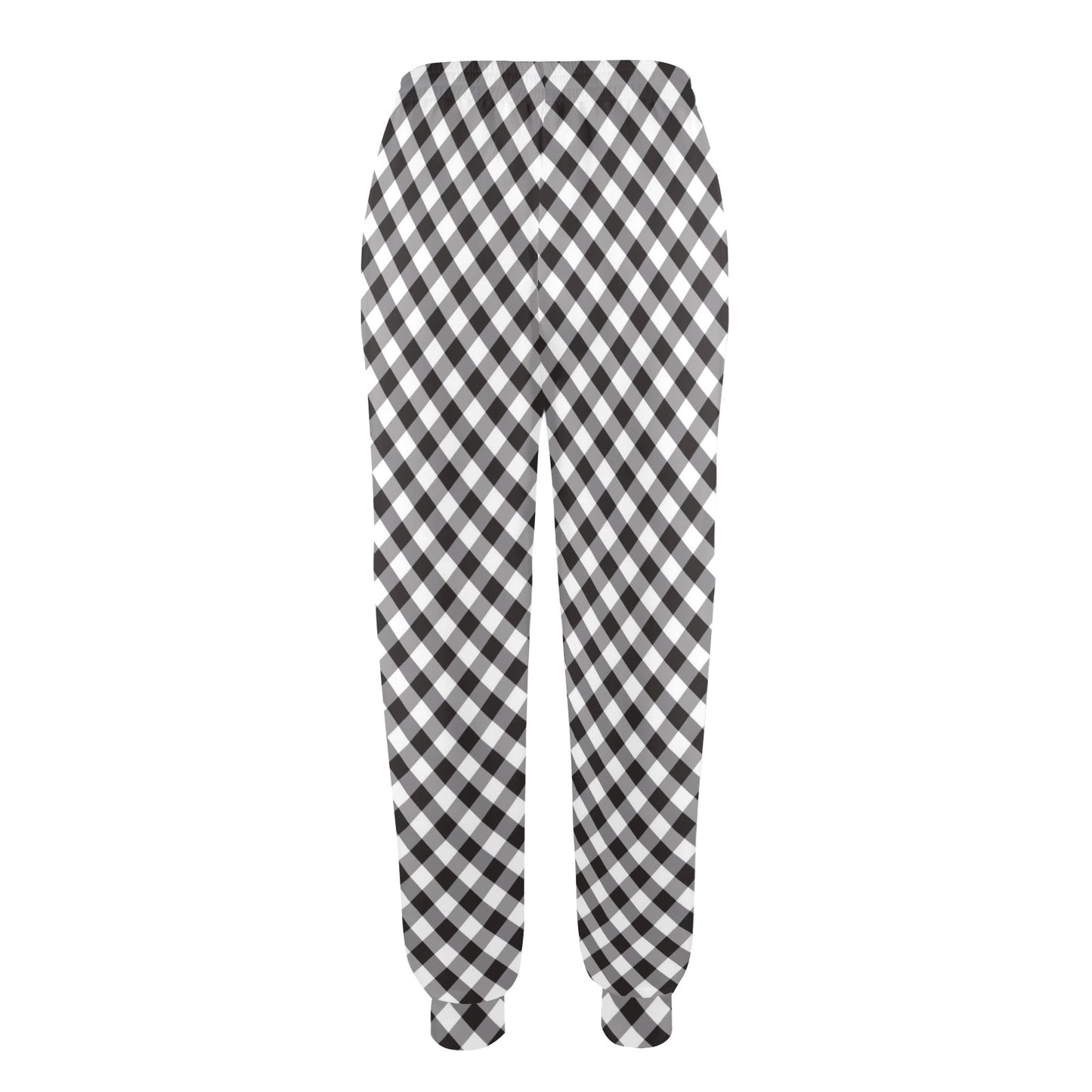 Gingham Print Design LKS402 Women's Casual Track Pants